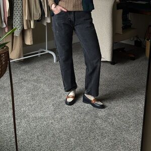 Wrangler Black Straight Jeans Classic Style